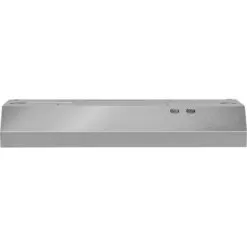 Whirlpool - 30" Externally Vented Range Hood - Stainless Steel