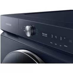 Samsung - BESPOKE 5.3 Cu. Ft. Ultra Capacity Front Load Washer With AI OptiWash And Auto Dispense - Brushed Navy -Appliance Shop 9c6dddf8 3eac 5aa5 bd6b 6abf1c924d47