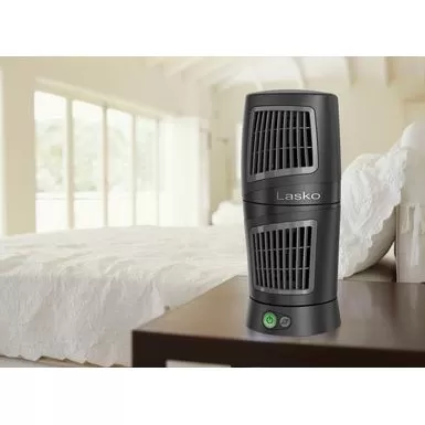 Lasko - 3- Speed Twist-Top Tower Fan - Black 6 Lasko - 3- Speed Twist-Top Tower Fan - Black - Image 4