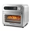 Elite Gourmet - 10L Digital Air Fryer Oven, 7 Preset Functions - Silver