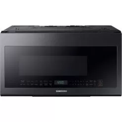 Samsung - 2.1 Cu. Ft. Over-the-Range Microwave With Sensor Cook - Black Stainless Steel