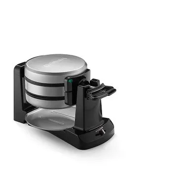 Cuisinart - Double Flip Belgian Waffle Maker - Stainless Steel & Black 4 Cuisinart - Double Flip Belgian Waffle Maker - Stainless Steel & Black - Image 2