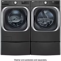 LG - 9.0 Cu. Ft. Stackable Smart Electric Dryer With Steam And Built-In Intelligence - Black Steel 28 LG - 9.0 Cu. Ft. Stackable Smart Electric Dryer With Steam And Built-In Intelligence - Black Steel -Appliance Shop 9f45d5a9 368c 54df b28d b1a44e3b0805