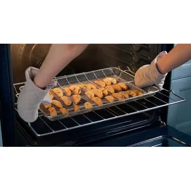 Samsung - 6.0 Cu. Ft. Front Control Slide-In Gas Convection Range With Air Fry & Wi-Fi, Fingerprint Resistant - Stainless Steel 13 Samsung - 6.0 Cu. Ft. Front Control Slide-In Gas Convection Range With Air Fry & Wi-Fi, Fingerprint Resistant - Stainless Steel - Image 11