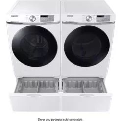 Samsung - 4.5 Cu. Ft. Large Capacity Smart Front Load Washer With Super Speed Wash - White -Appliance Shop 9fe6f1a5 a531 5ead 85d0 a683470fd302