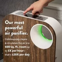 OVAL AIR 3-Stage H13 True HEPA 5-in-1 Air Purifier For Rooms Up To 600 Sq. Ft. Reduces Allergies, Asthma, Pets, Odor, Smoke - White 33 OVAL AIR 3-Stage H13 True HEPA 5-in-1 Air Purifier For Rooms Up To 600 Sq. Ft. Reduces Allergies, Asthma, Pets, Odor, Smoke - White -Appliance Shop 9fffb1e3 c7d3 45f4 a802 ffc6bb858926