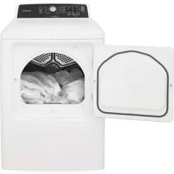 Frigidaire FFRE4120SW 6.7 Cu. Ft. Free Standing Electric Dryer - White - White