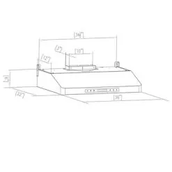 2 Piece Kitchen Appliances Packages Including 30" Radiant Electric Cooktop And 36" Under Cabinet Range Hood - Black -Appliance Shop a1120c53 9f38 4823 8ff8 04f450c732f6