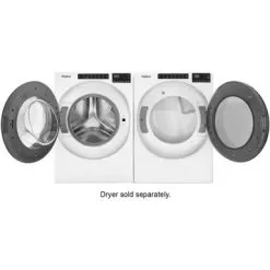 Whirlpool - 4.5 Cu. Ft. High-Efficiency Stackable Front Load Washer With Steam And Tumble Fresh - White -Appliance Shop a18df898 4b79 54cf 9849 751f427dec95