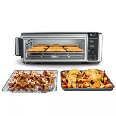 Ninja - Foodi 8-in-1 Digital Air Fry Oven, Toaster, Flip-Away Storage, Dehydrate, Keep Warm - Stainless Steel/Black 13 Ninja - Foodi 8-in-1 Digital Air Fry Oven, Toaster, Flip-Away Storage, Dehydrate, Keep Warm - Stainless Steel/Black - Image 11