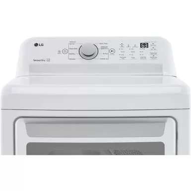 LG - 7.3 Cu. Ft. Smart Gas Dryer With Sensor Dry - White 15 LG - 7.3 Cu. Ft. Smart Gas Dryer With Sensor Dry - White - Image 13