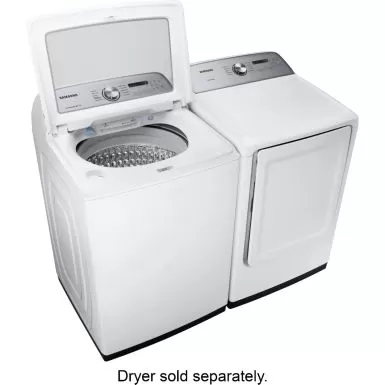 Samsung - 5.0 Cu. Ft. High Efficiency Top Load Washer With Active WaterJet - White 10 Samsung - 5.0 Cu. Ft. High Efficiency Top Load Washer With Active WaterJet - White - Image 8
