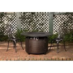 Fire Sense - Weyland Round Aluminum LPG Fire Pit - Antique Bronze 27 Fire Sense - Weyland Round Aluminum LPG Fire Pit - Antique Bronze -Appliance Shop a26f48b8 3e5b 5b12 9331 763e0144fe0f