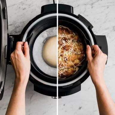 Ninja - Foodi 14-in-1 8qt. XL Pressure Cooker & Steam Fryer With SmartLid - Stainless/Black 8 Ninja - Foodi 14-in-1 8qt. XL Pressure Cooker & Steam Fryer With SmartLid - Stainless/Black - Image 6