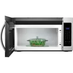 Whirlpool - 1.7 Cu. Ft. Over-the-Range Microwave - Stainless Steel -Appliance Shop a36c5096 96aa 5b17 988c 6a380c9b975e