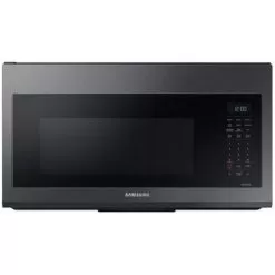 Samsung 1.7 Cu. Ft. Fingerprint Resistant Black Stainless Steel Over-the-range Convection Microwave