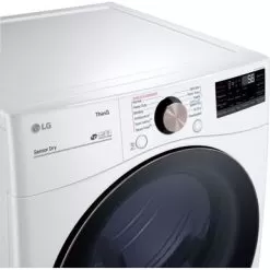 LG - 7.4 Cu. Ft. Stackable Smart Electric Dryer With Steam And Built-In Intelligence - White -Appliance Shop a3bba016 9e99 5572 b1b6 3fd588596819