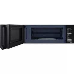 Samsung 1.1-Cu. Ft. Smart SLIM Over-the-Range Microwave With 550 CFM Ventilation, Black Stainless -Appliance Shop a3c03f9d 45dc 4aaa 8563 ddb04ec24c7f