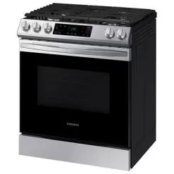 Samsung - 6.0 Cu. Ft. Front Control Slide-in Gas Range With Wi-Fi, Fingerprint Resistant - Stainless Steel -Appliance Shop a4199ce7 4c70 5d46 bedb 414bb4d656ed
