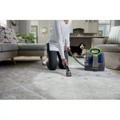 BISSELL - Little Green ProHeat Corded Handheld Deep Cleaner - Titanium With Chacha Lime Accents -Appliance Shop a6fbe61a 1ade 50cf 8569 ae4b7114607f