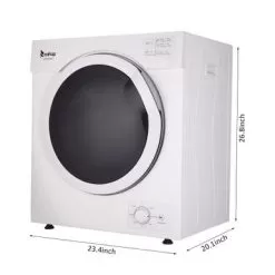 Household Dryer 5.5kg Drum Dryer With 1 Filter Mesh Cotton-White - White -Appliance Shop a70ec131 26ba 42fd a33c dc340d69d129