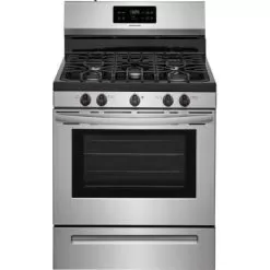 Frigidaire - Self-Cleaning Freestanding Gas Range - Stainless Steel