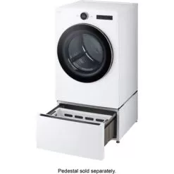 LG - 7.4 Cu. Ft. Smart Electric Dryer With Steam And Sensor Dry - White 30 LG - 7.4 Cu. Ft. Smart Electric Dryer With Steam And Sensor Dry - White -Appliance Shop a841ee50 f976 5aa1 a7a6 557d9899e26e