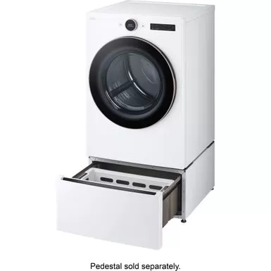 LG - 7.4 Cu. Ft. Smart Electric Dryer With Steam And Sensor Dry - White 11 LG - 7.4 Cu. Ft. Smart Electric Dryer With Steam And Sensor Dry - White - Image 9