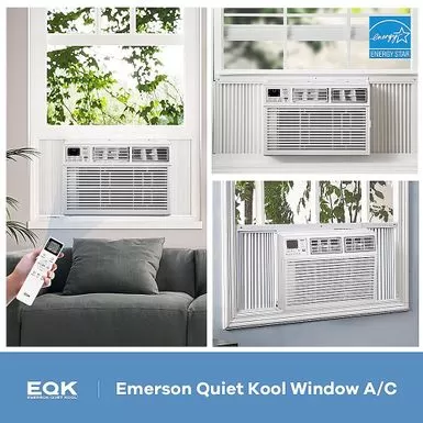 Emerson Quiet Kool - 350 Sq. Ft. Window Air Conditioner - White 15 Emerson Quiet Kool - 350 Sq. Ft. Window Air Conditioner - White - Image 13