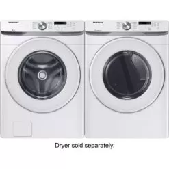 Samsung - 4.5 Cu. Ft. High Efficiency Stackable Front Load Washer With Vibration Reduction Technology+ - White -Appliance Shop a8e855e2 29f5 5833 ad56 86ae9db487ad