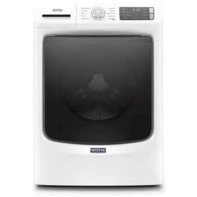Maytag - 4.5 Cu. Ft. 10-Cycle High-Efficiency Front-Loading Washer With Steam - White 3 Maytag - 4.5 Cu. Ft. 10-Cycle High-Efficiency Front-Loading Washer With Steam - White