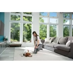 BISSELL - Pet Stain Eraser PowerBrush Plus Cordless Portable Carpet Cleaner - Titanium And Electric Blue -Appliance Shop a9717a50 e399 5423 b8f5 271146a1b9f7