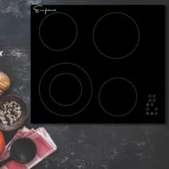 Built-In 24-in 4 Elements Smooth Surface Radiant Electric Cooktop - 24" - Black -Appliance Shop a9b34056 8666 4f74 81df 77b5d6bda90d