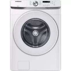 Samsung - 4.5 Cu. Ft. High Efficiency Stackable Front Load Washer With Vibration Reduction Technology+ - White