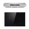 2 Piece Kitchen Appliances Packages Including 30" Induction Cooktop And 30" Under Cabinet Range Hood - 30"
