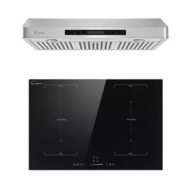 2 Piece Kitchen Appliances Packages Including 30" Induction Cooktop And 30" Under Cabinet Range Hood - 30" 3 2 Piece Kitchen Appliances Packages Including 30" Induction Cooktop And 30" Under Cabinet Range Hood - 30"