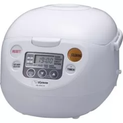 Zojirushi NS-WAC18WD Fuzzy Logic 10-Cup Rice Cooker And Warmer - Cool White - Zojirushi Fuzzy Logic 10-Cup Rice Cooker - White