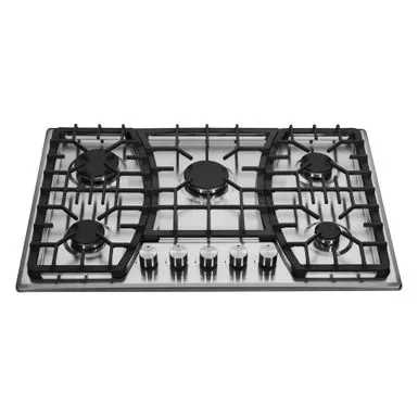 30 In. Gas Cooktop,Stainless Steel Gas Cooktop,NG/LPG Convertible Gas Burners - Silver 5 30 In. Gas Cooktop,Stainless Steel Gas Cooktop,NG/LPG Convertible Gas Burners - Silver - Image 3