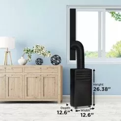 Danby - DPA050E2BDB-6 150 Sq. Ft. 3-in-1 Portable Air Conditioner 7,500 BTU - Black -Appliance Shop aadf6730 e97e 5798 864d fe902dce6115