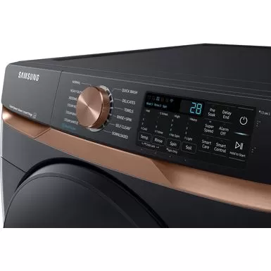 Samsung - 5.0 Cu. Ft. Extra Large Capacity Smart Front Load Washer With Super Speed Wash And Steam - Brushed Black 10 Samsung - 5.0 Cu. Ft. Extra Large Capacity Smart Front Load Washer With Super Speed Wash And Steam - Brushed Black - Image 8