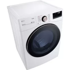 LG - 7.4 Cu. Ft. Stackable Smart Electric Dryer With Steam And Built-In Intelligence - White -Appliance Shop ab91523b f689 5bb2 bafc b66b9d96a1a0