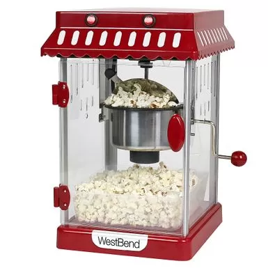WestBend - 2.5-Ounce Popcorn Cart Popcorn Popper Machine - Red 16 WestBend - 2.5-Ounce Popcorn Cart Popcorn Popper Machine - Red - Image 14