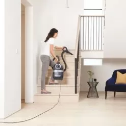 Shark - Canister Pet Bagless Corded Vacuum - Navy/Silver -Appliance Shop ac260aea e12a 5ab1 9953 5d79d8296c3a