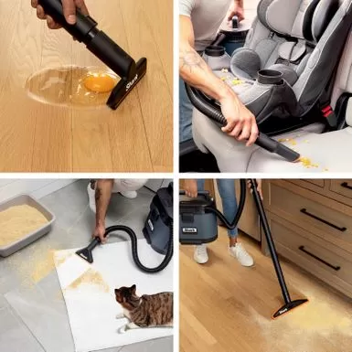 Shark - MessMaster Portable Wet/Dry Vacuum, 1 Gallon Capacity, Corded, Handheld, Perfect For Pets & Cars - Blue 12 Shark - MessMaster Portable Wet/Dry Vacuum, 1 Gallon Capacity, Corded, Handheld, Perfect For Pets & Cars - Blue - Image 10