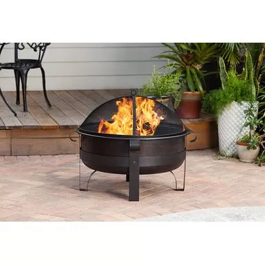 Fire Sense - Cornell Wood Burning Fire Pit - Bronze 5 Fire Sense - Cornell Wood Burning Fire Pit - Bronze - Image 3