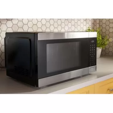 GE - 1.0 Cu. Ft. Convection Countertop Microwave With Air Fry - Black Stainless Steel 8 GE - 1.0 Cu. Ft. Convection Countertop Microwave With Air Fry - Black Stainless Steel - Image 6