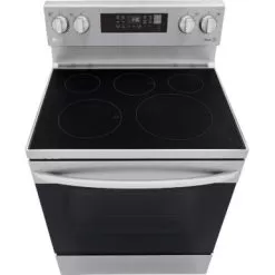LG - 6.3 Cu. Ft. Smart Freestanding Electric Convection Range With Easy Clean, Air Fry And WideView Window - Stainless Steel -Appliance Shop ae1d426e c913 5a14 8077 ed9a47581acb