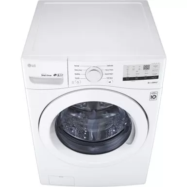 LG - 4.5 Cu. Ft. High Efficiency Stackable Front-Load Washer With 6Motion Technology - White 20 LG - 4.5 Cu. Ft. High Efficiency Stackable Front-Load Washer With 6Motion Technology - White - Image 18