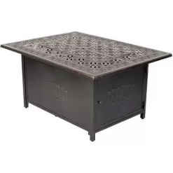 Fire Sense - Dynasty Rectangular Aluminum LPG Fire Pit - Antique Bronze -Appliance Shop ae76b9ff ce55 5710 be06 9b363f21bb2e