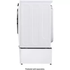 LG - 7.4 Cu. Ft. Stackable Smart Gas Dryer With Steam And Built-In Intelligence - White -Appliance Shop aecfa734 6b31 5f63 bce6 4821a5efd885